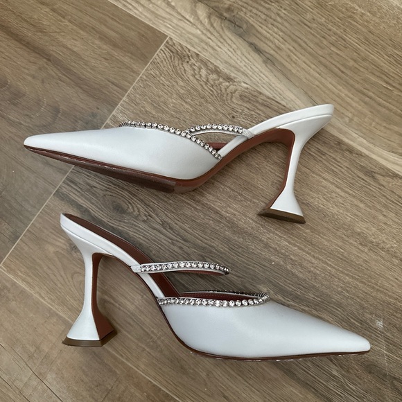 Amina Muaddi - Gilda embellished heels - Picture 1 of 7
